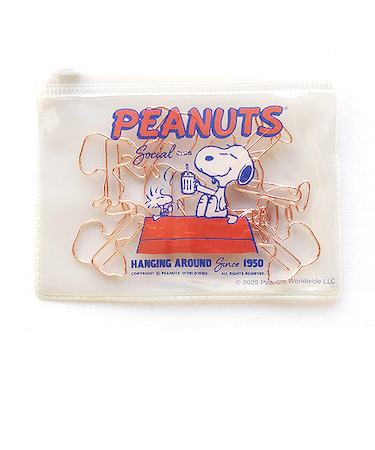 S＆C　ゼムクリップ　スヌーピー75周年