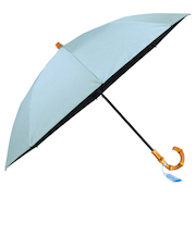 ダブリュピーシー（Wpc.）　ウーボ（UVO）　2段折りたたみ　無地タッセル　サックス