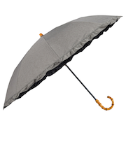 ダブリュピーシー（Wpc.）　ウーボ（UVO）　2段折りたたみ　フリル　グレー