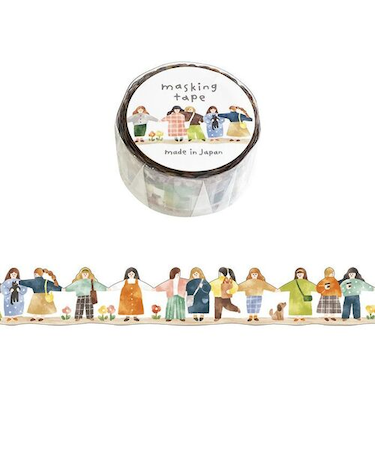 マインドウェイブ　フチなしマスキングテープ　ダイカット　95446　オンナノコ