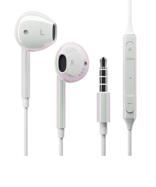 ピージーエー（PGA）　3.5mmイヤホンプラグ　ステレオイヤホン　オーロラ