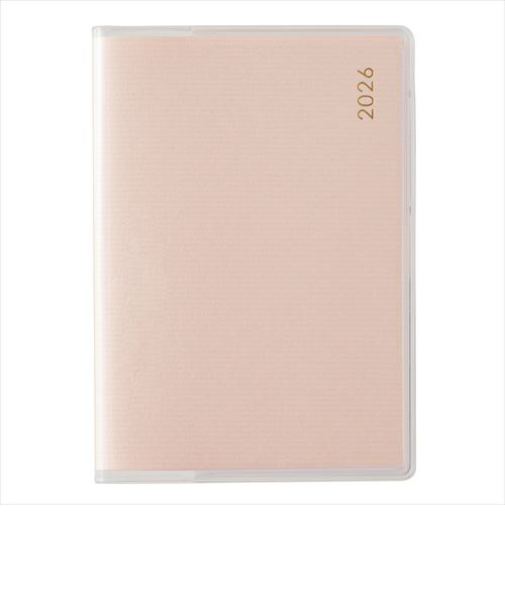 【2026年3月始まり】　ペイジェム（PAGEM　by　NOLTY）　マンスリーPetit　定形外　マンスリーブロック　9825　ライトピンク　日曜始まり