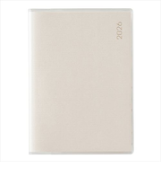 【2026年3月始まり】　ペイジェム（PAGEM　by　NOLTY）　マンスリーPetit-iアイダにメモ　定形外　マンスリーブロック　9817　ホワイト　日曜