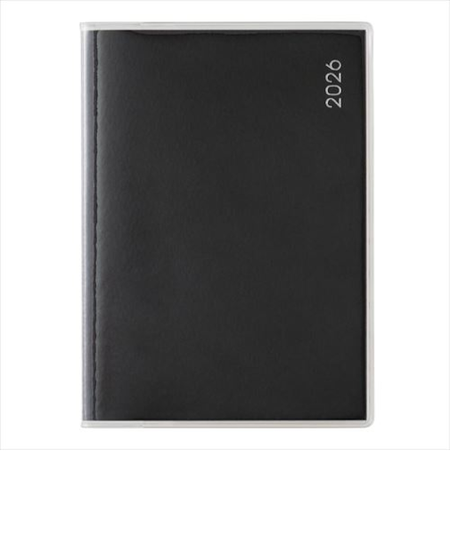 【2026年3月始まり】　ペイジェム（PAGEM　by　NOLTY）　マンスリーPetit-iアイダにメモ　定形外　マンスリーブロック　9818　ブラック　日曜