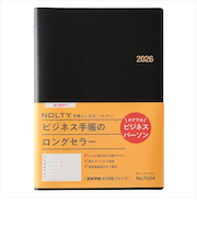 【2026年3月始まり】　ノルティ（NOLTY）　能率手帳　B5　ウィークリーレフト　9604　黒　月曜始まり