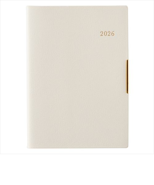 【2026年3月始まり】　ペイジェム（PAGEM　by　NOLTY）　グラースB6-i　マンスリーブロック　9707　アイボリー　月曜始まり