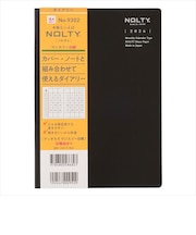 【2026年3月始まり】　ノルティ（NOLTY）　ティオ　A5　マンスリーブロック　9302　ブラック　日曜始まり