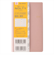 【2026年3月始まり】　ノルティ（NOLTY）　ポケットカジュアル　定形外　ウィークリーホリゾンタル　9059　パールピンク　月曜始まり