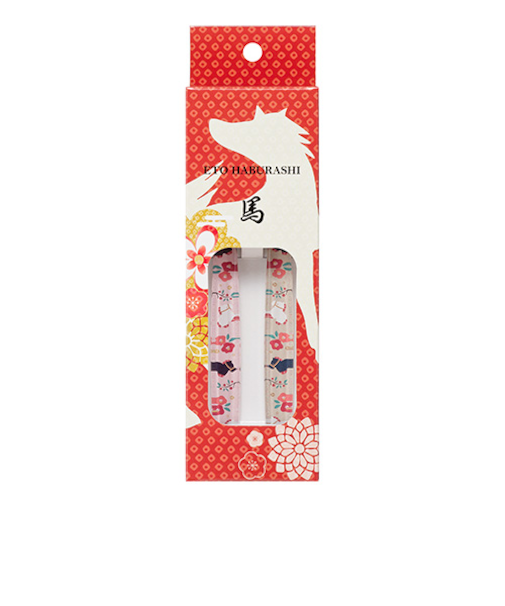 ハンズ限定　干支歯ブラシ2本セット　午（うま）　梅花馬