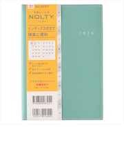 【2026年3月始まり】　ノルティ（NOLTY）　アクセス　B6　マンスリーブロック　9697　ブルー　日曜始まり