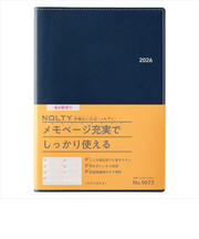 【2026年3月始まり】 ノルティ(NOLTY) エクリ A5 ウィークリーホリゾンタル 9673 ネイビー 月曜始まり
