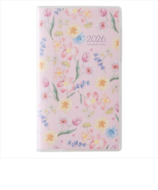 【2026年3月始まり】　ペイジェム（PAGEM　by　NOLTY）　リュミエールスリム　定形外　マンスリーブロック　9955　ピンク　日曜始まり