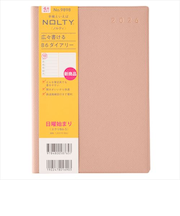 【2026年3月始まり】　ノルティ（NOLTY）　エクリ　B6　ウィークリーレフト　9898　ピンクベージュ　日曜始まり