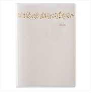 【2026年3月始まり】　ペイジェム（PAGEM　by　NOLTY）　マンスリーB6-iアイダにメモ　マンスリーブロック　9904　ホワイト　日曜始まり