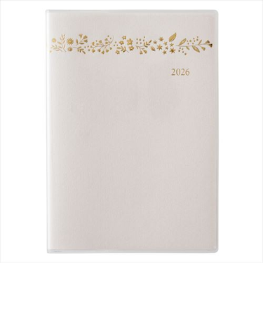 【2026年3月始まり】　ペイジェム（PAGEM　by　NOLTY）　マンスリーB6-iアイダにメモ　マンスリーブロック　9904　ホワイト　日曜始まり