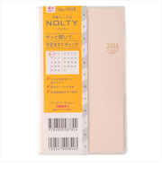 【2026年3月始まり】　ノルティ（NOLTY）　マンスリースリム-i　定形外　マンスリーブロック　9928　ライトピンク　日曜始まり