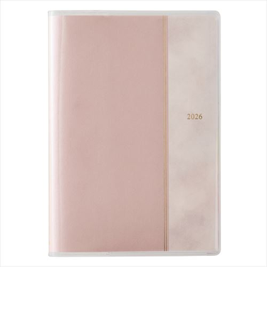 【2026年3月始まり】　ペイジェム（PAGEM　by　NOLTY）　ウィークリーB6-i　ウィークリーバーチカル　9989　ピンク　月曜始まり