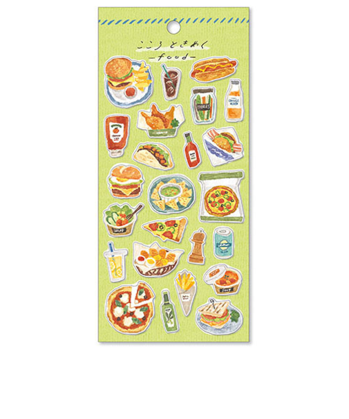 マインドウェイブ　こころときめくステッカー　フード　81801　ジャンクフード