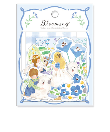 マインドウェイブ　ブルーミングステッカー　81831　blue