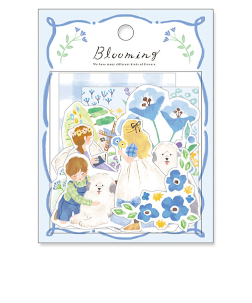 マインドウェイブ　ブルーミングステッカー　81831　blue