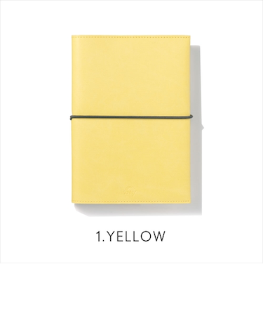 【2026年4月始まり】　いろは出版　SUNNY　SCHEDULE　BOOK　スタンダードカバー　B6　デイリー1日1ページ　LSD-61　イエロー　月曜始まり