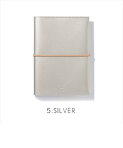 【2026年4月始まり】　いろは出版　SUNNY　SCHEDULE　BOOK　スタンダードカバー　B6　ウィークリーバーチカル　LS-89　シルバー　月曜始まり