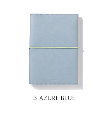 【2026年4月始まり】　いろは出版　SUNNY　SCHEDULE　BOOK　スタンダードカバー　B6変型　マンスリーブロック　LSM-81　アズールブルー　月