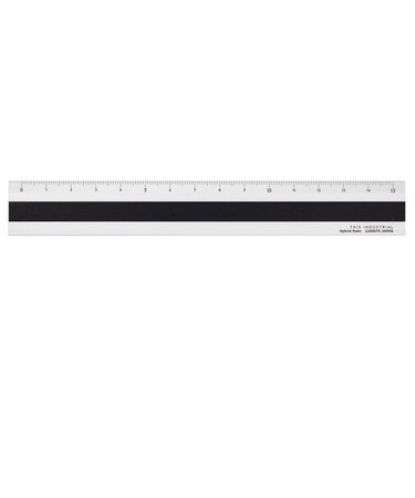 ラダイト（Luddite）　THIS　INDUSTRIAL　Hybrid　Ruler　LDTI-HRB-2501　シルバー×ブラック