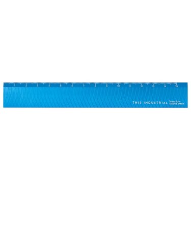 ラダイト（Luddite）　THIS　INDUSTRIAL　Techno　Ruler　LDTI-TR-07　ターコイズ