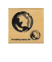 こどものかお　Nアイラブスタンプ　1533－001　シャボン玉2つ