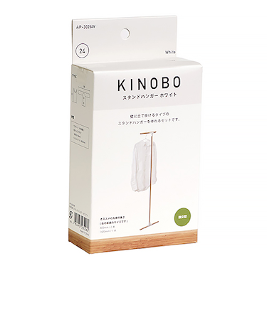 アイワ金属　KINOBO　スタンドハンガー　AP-3026　白