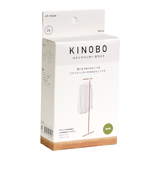 アイワ金属　KINOBO　スタンドハンガー　AP-3026　白