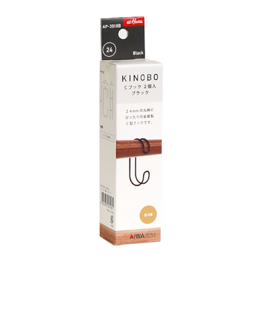 アイワ金属　KINOBO　Cフック　AP-3018　黒