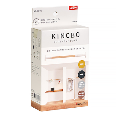 アイワ金属　KINOBO　テンションロッド　AP-3017　白