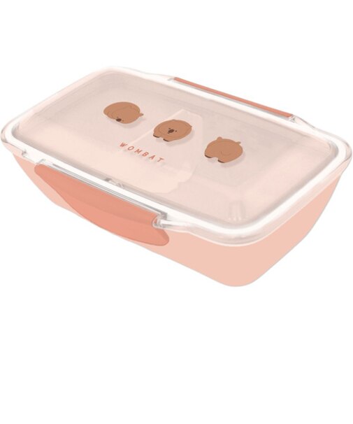 クーリア　レアアニマル　1段ドームランチボックス　500mL　ウォンバット