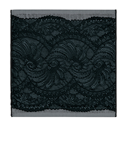 アーチタオルチーフ　ブラック