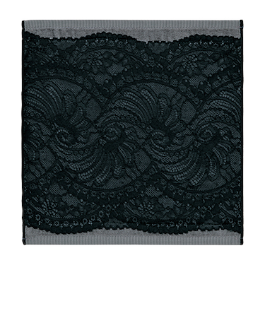 アーチタオルチーフ　ブラック