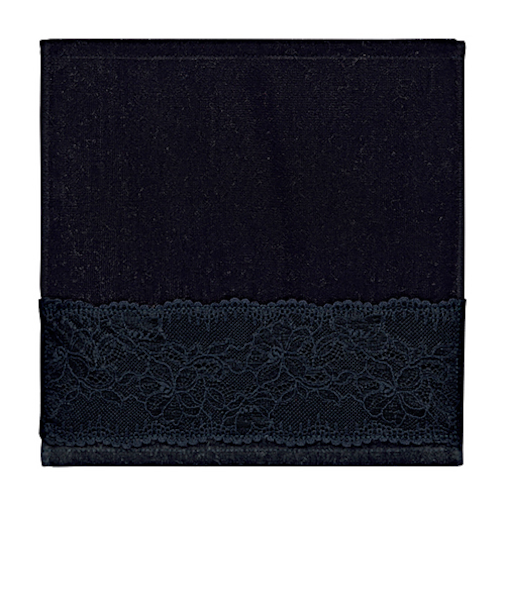 リンクタオルチーフ　ブラック