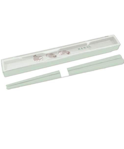 クーリア　レアアニマル　箸＆箸ケース　マヌルネコ