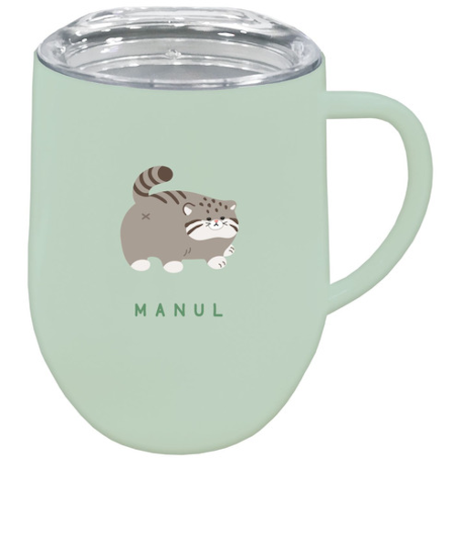 クーリア　レアアニマル　ステンレスマグ　マヌルネコ