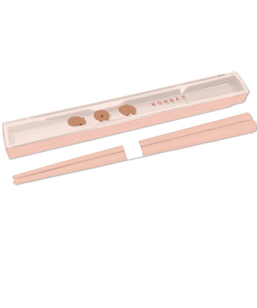 クーリア　レアアニマル　箸＆箸ケース　ウォンバット