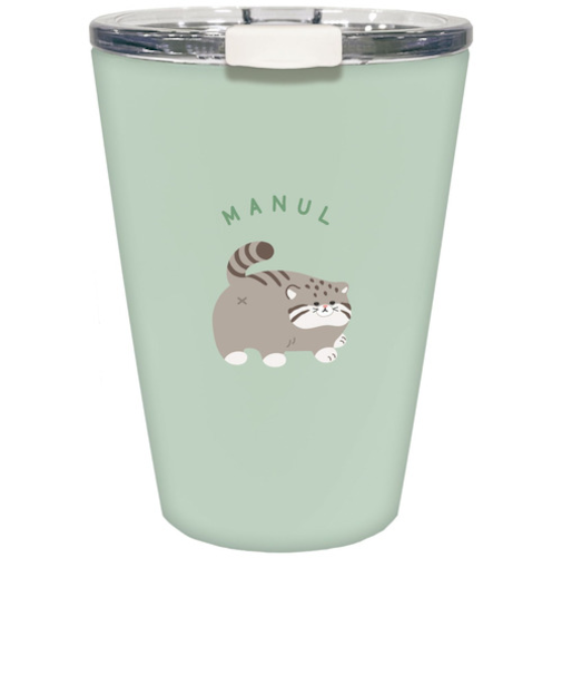 クーリア　レアアニマル　ステンレスタンブラー　マヌルネコ