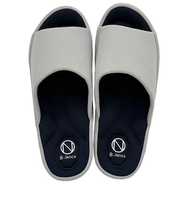 オンバランス（ONBALANCE）　スリッパ　L　グレー　303334