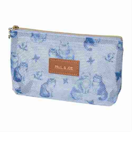 ポール＆ジョー（PAUL＆JOE）　プリントメッシュポーチ　PAJ-PO21　アクワレル・キャッツ