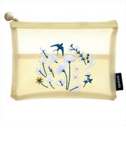 学研ステイフル　アンナス（annas）　刺繍メッシュポーチ　F15089　ツバメ