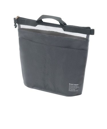 クレイド（kleid）　メッシュキャリーバッグインバッグ　8475-01　チャコール