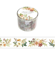 マインドウェイブ　クリアテープ　リリックシリーズ　30mm幅　95369　花1