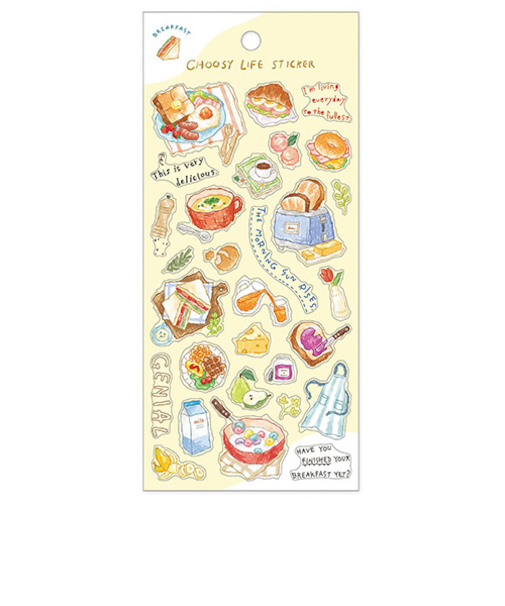 マインドウェイブ　チュージーライフステッカー　82160　BREAKFAST
