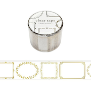 マインドウェイブ　クリアテープ　箔押し　30mm幅　95424　wide　frame