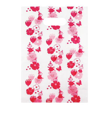 インディゴ　デイリーバッグ　S　リトルミイ／フラワー　レッド　7枚入